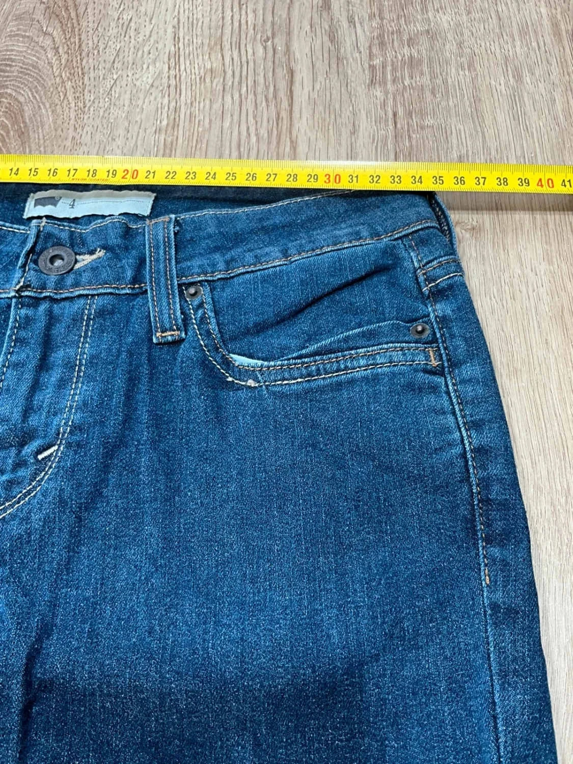 Short Levi's 4 - W27 femme 99% Coton Bleu foncé Slv007 – photo 13